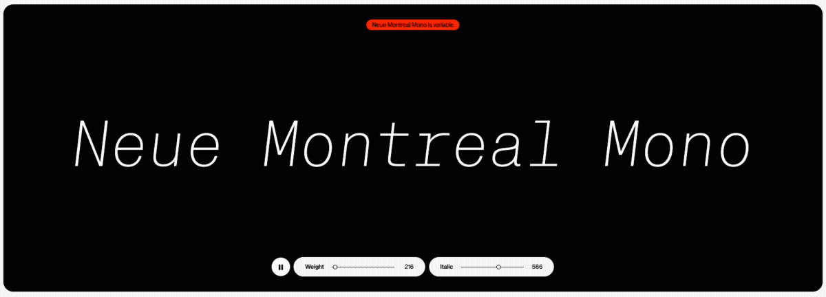 NEUE MONTREAL MONOSPACE